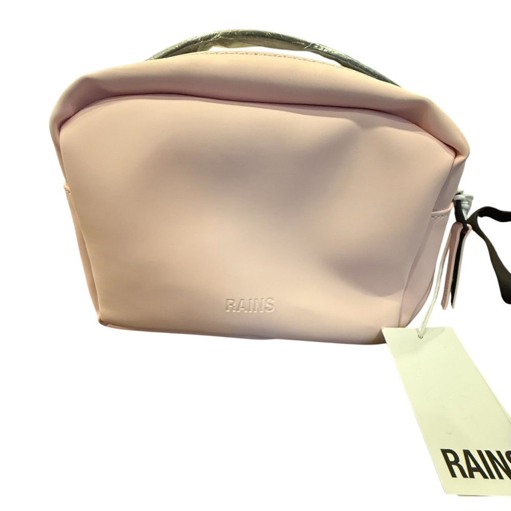 Rains Pink Large Waterproof Compact Lightweight Utility Crossbody Bag